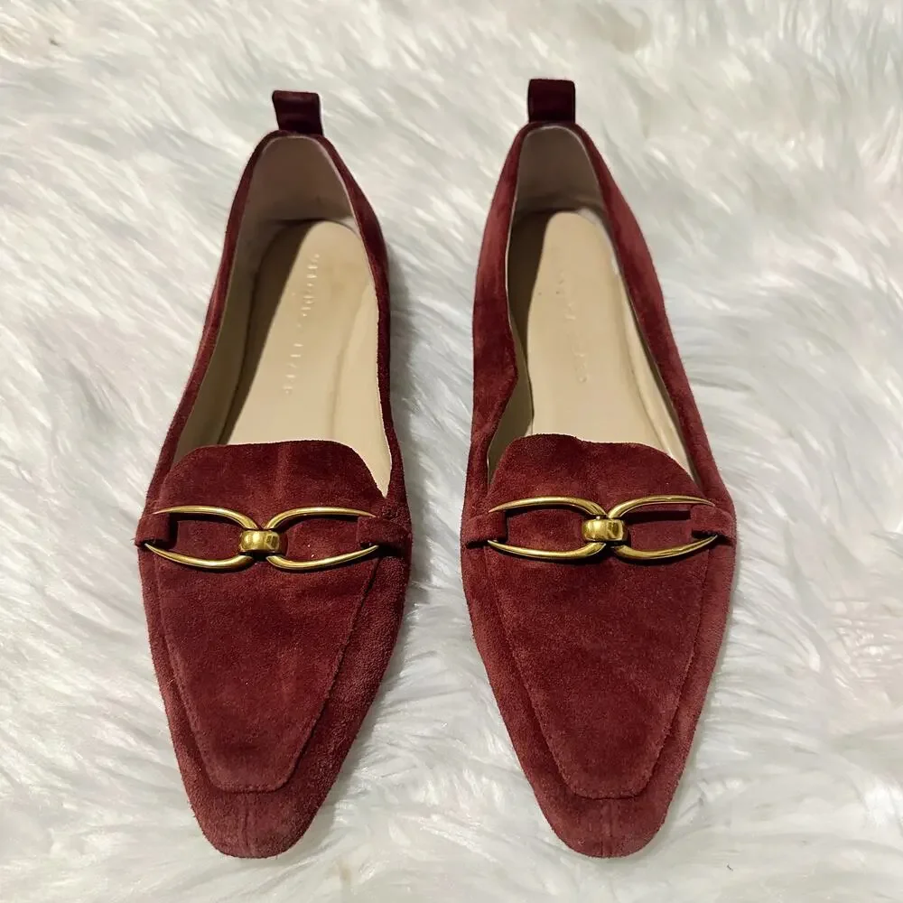 Veronica Beard Champlain Suede Loafer Sz 7.5